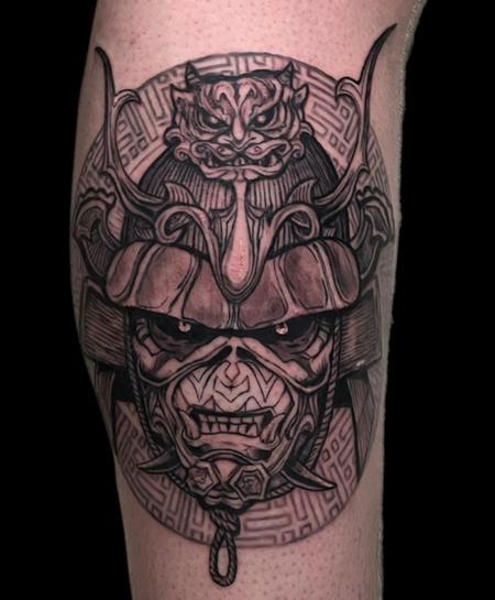 Tattoos - Brennan Walker Iron Maiden Samurai - 144891